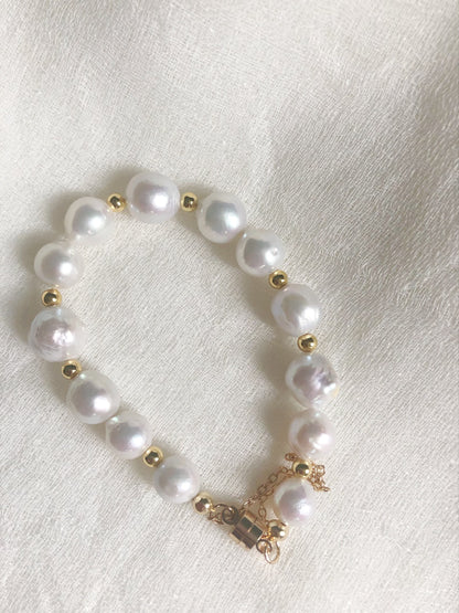 Baroque pearl bracelets