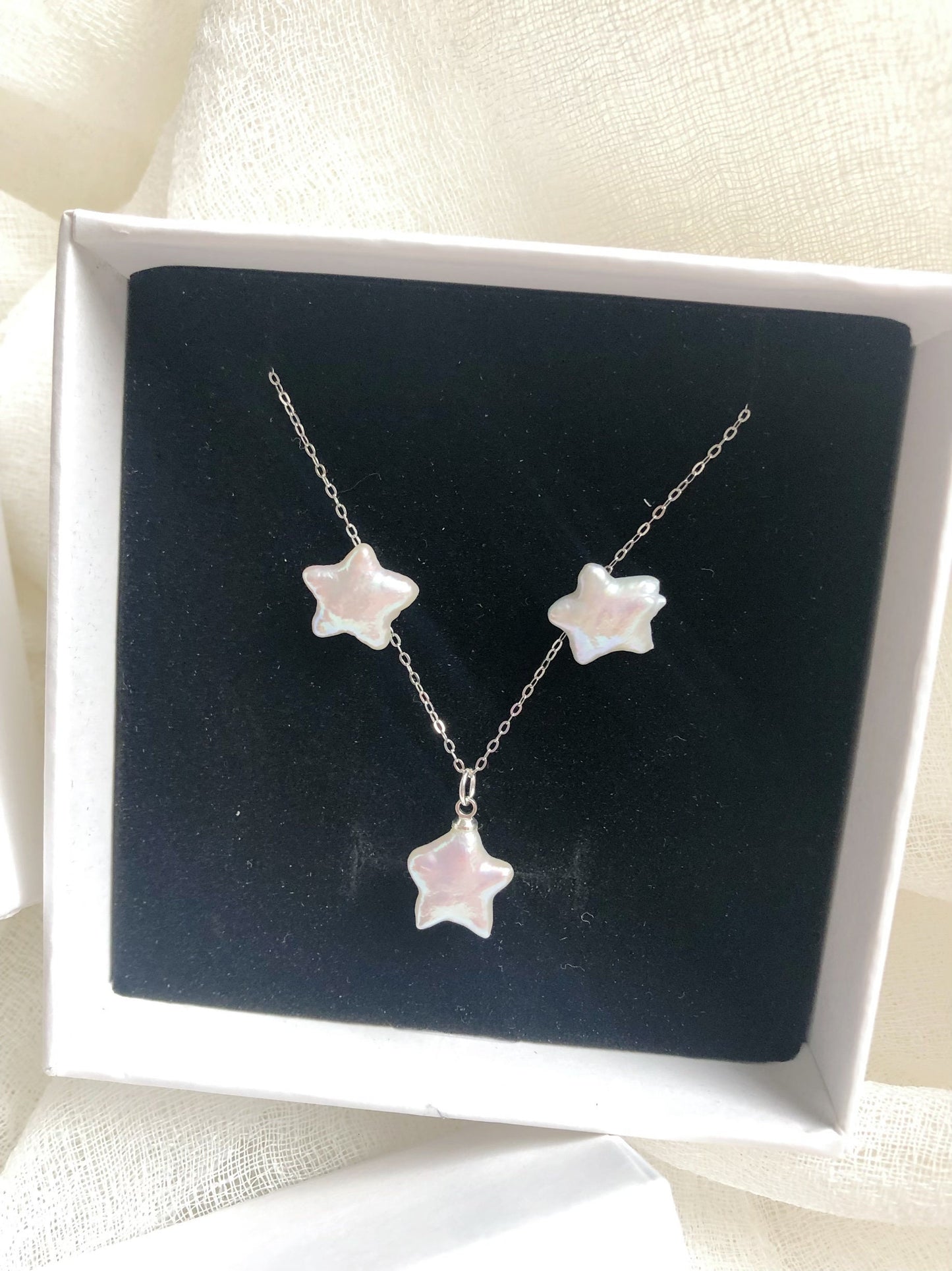 Star pearl Jewelry set, freshwater pearl jewelry